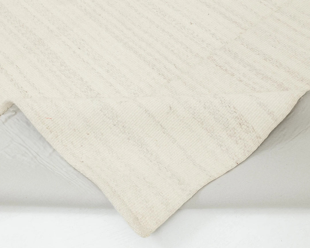 Beige Turkish Kilim Rug 9' 4" x 12' 8" Flat-Weave | No. VR61868