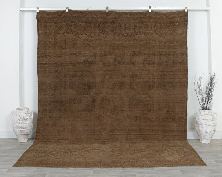 Multicolor Turkish Oushak Rug 8' x 10' Hand-Knotted