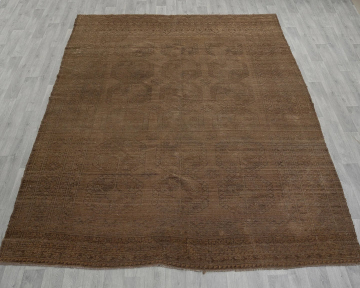 Multicolor Turkish Oushak Rug 8' x 10' Hand-Knotted view 9