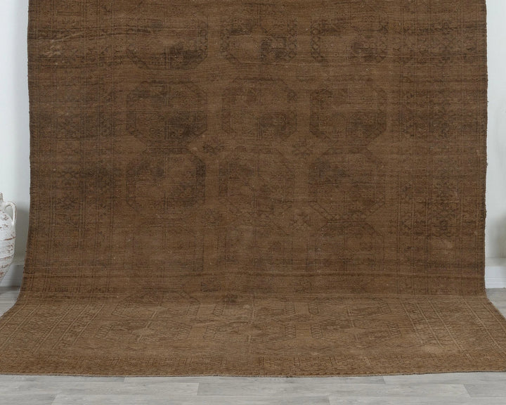 Multicolor Turkish Oushak Rug 8' x 10' Hand-Knotted detail