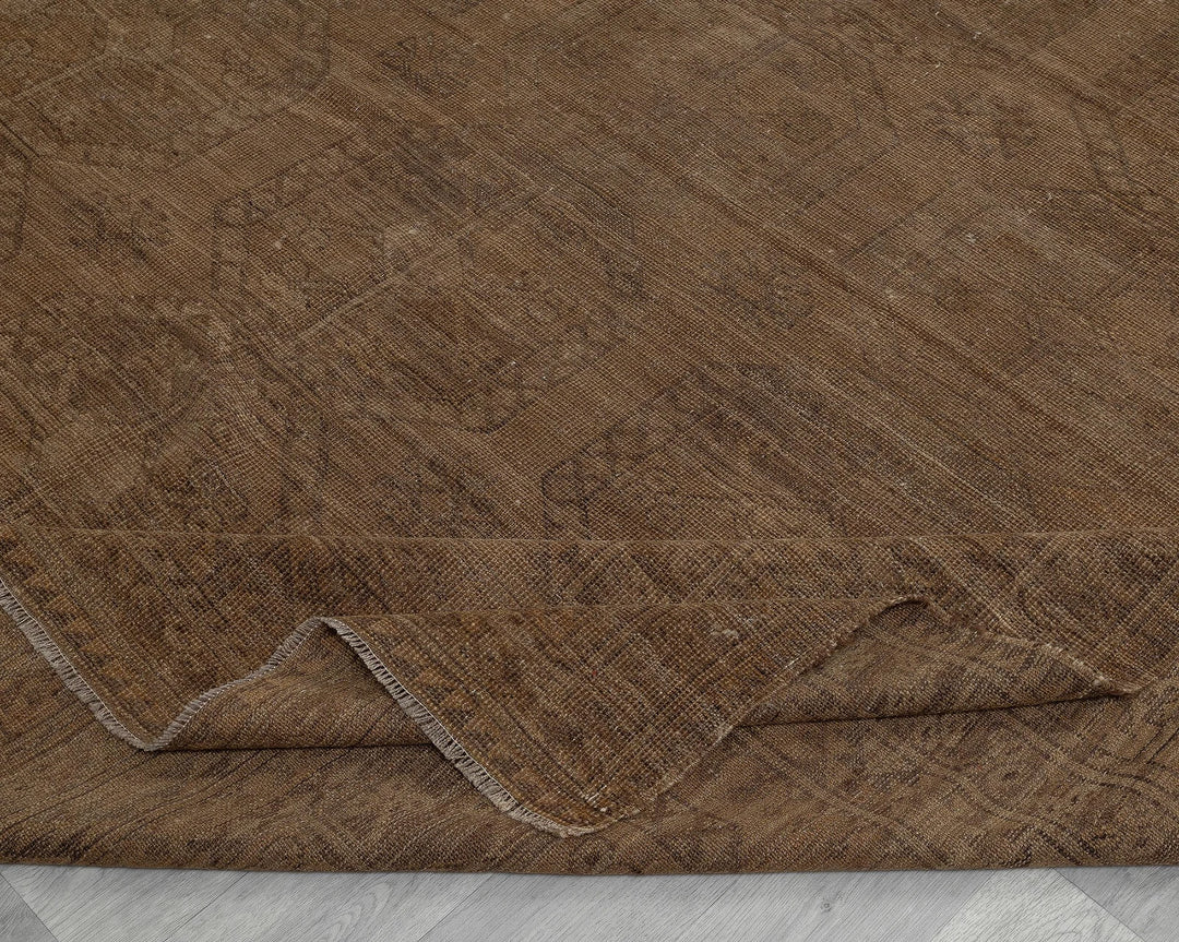 Multicolor Turkish Oushak Rug 8' x 10' Hand-Knotted field
