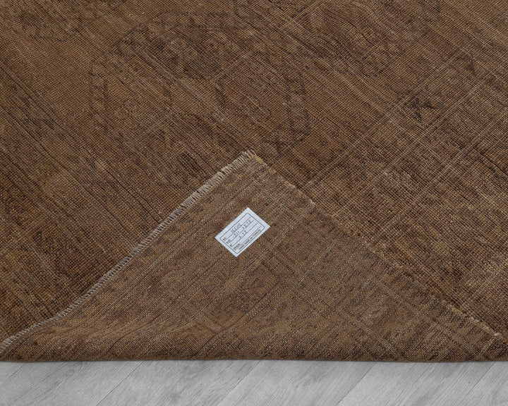 Multicolor Turkish Oushak Rug 8' x 10' Hand-Knotted texture