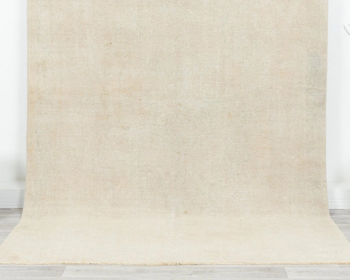 Beige Turkish Oushak Rug 9' x 6' 3" Hand-Knotted | No. VR62530