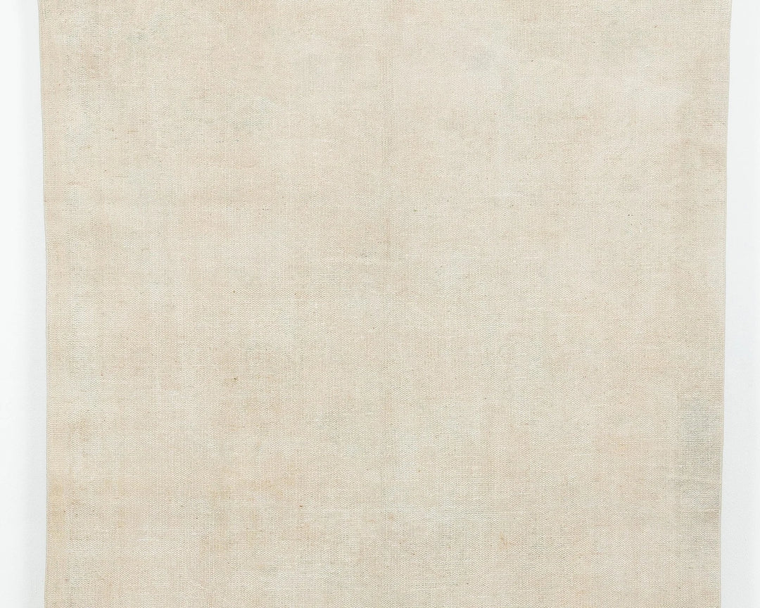 Beige Turkish Oushak Rug 9' x 6' 3" Hand-Knotted | No. VR62530