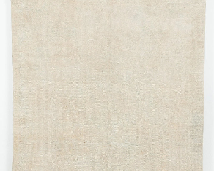 Beige Turkish Oushak Rug 9' x 6' 3" Hand-Knotted | No. VR62530