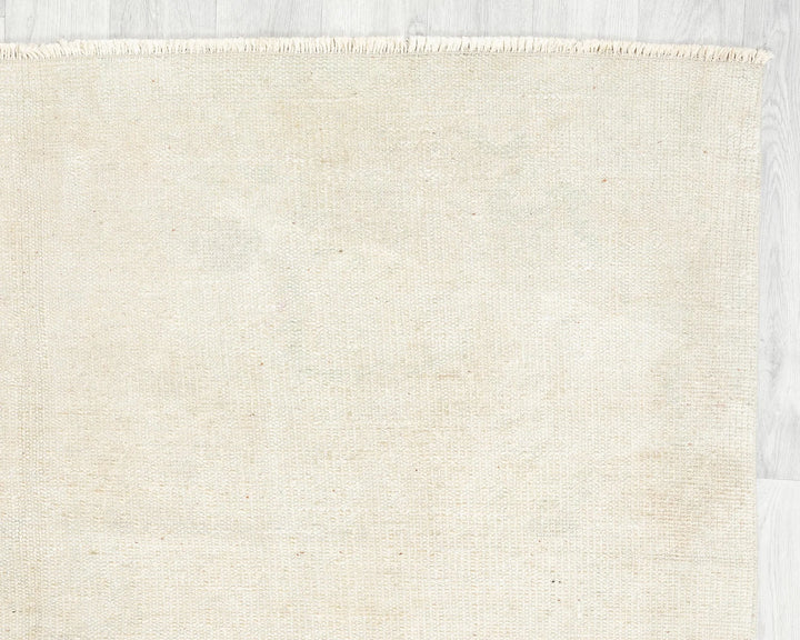 Beige Turkish Oushak Rug 9' x 6' 3" Hand-Knotted | No. VR62530