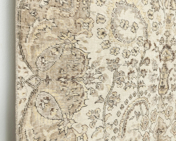 Multicolor Turkish Oushak Rug 5' 2" x 8' 6" Hand-Knotted | No. VR62542