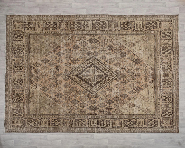Rust Turkish Oushak Rug 8'9" x 11'11" Hand-Knotted | No. VR62581