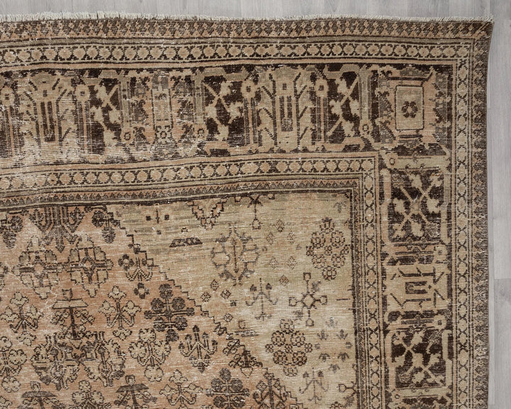 Rust Turkish Oushak Rug 8'9" x 11'11" Hand-Knotted | No. VR62581