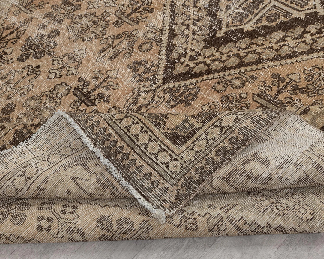 Rust Turkish Oushak Rug 8'9" x 11'11" Hand-Knotted | No. VR62581