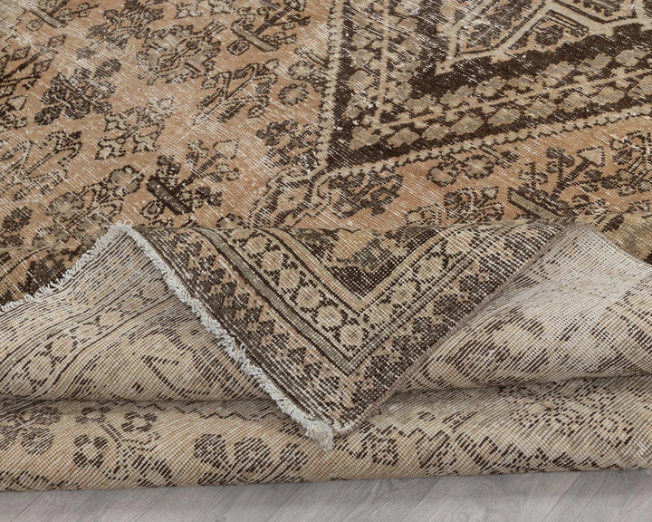 Rust Turkish Oushak Rug 8'9" x 11'11" Hand-Knotted | No. VR62581