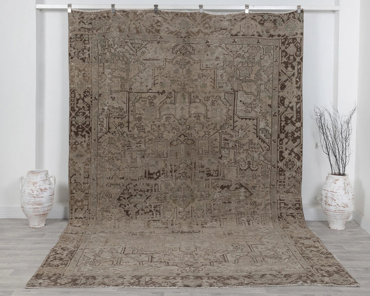 Multicolor Turkish Oushak Rug 8' x 12' Hand-Knotted | No. VR62598
