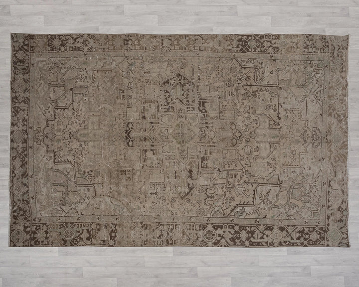 Multicolor Turkish Oushak Rug 8' x 12' Hand-Knotted | No. VR62598