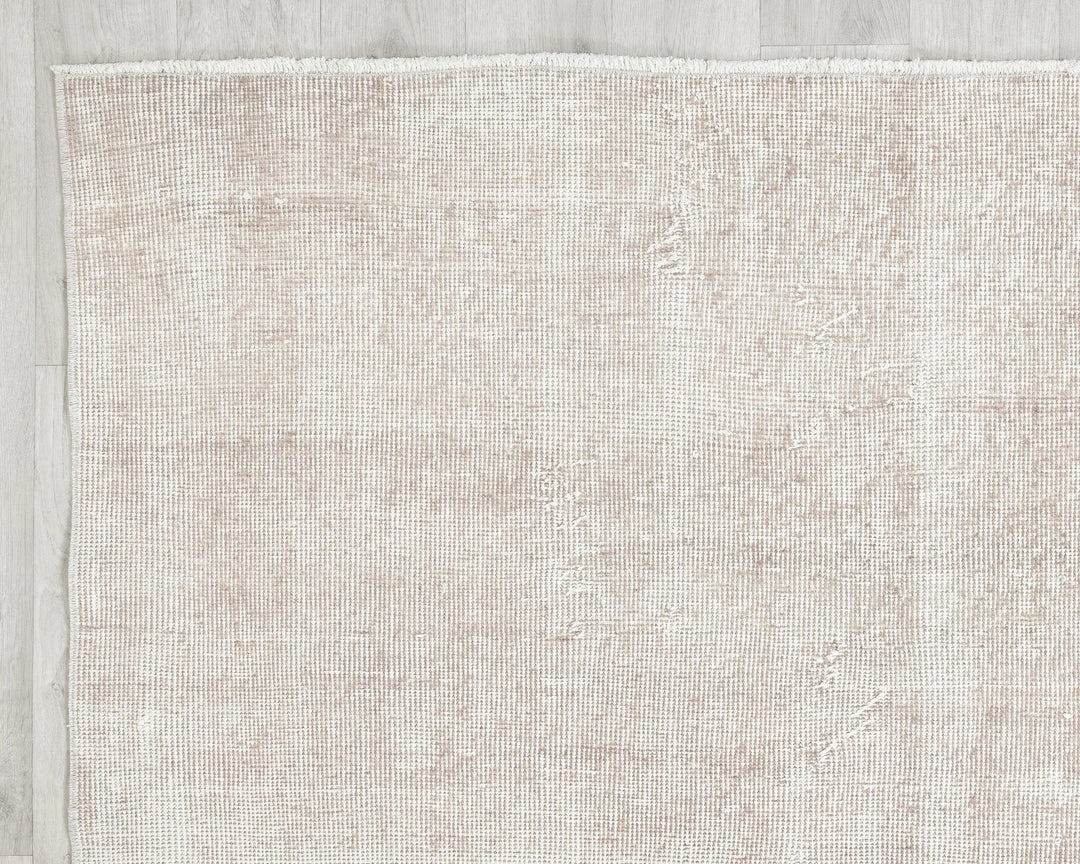 Gray Turkish Oushak Rug 6' 7" x 10' 1" Hand-Knotted pattern