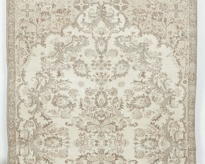 Multicolor Turkish Oushak Rug 6' 3" x 9' 9" Hand-Knotted view