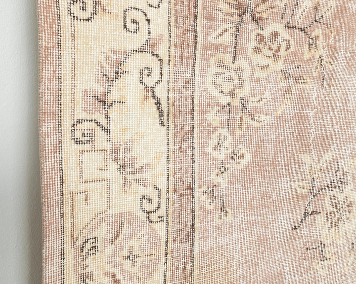 Multicolor Turkish Oushak Rug 7' x 10' 5" Hand-Knotted | No. VR62787