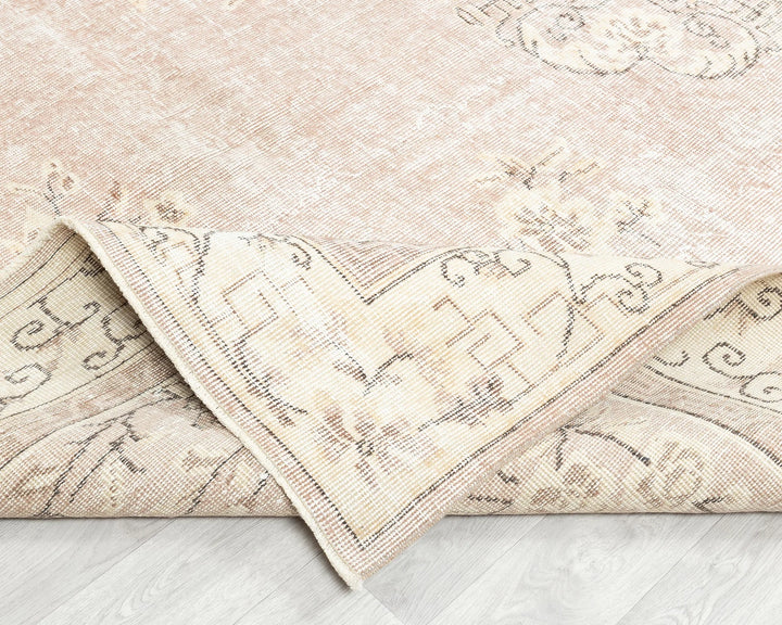 Multicolor Turkish Oushak Rug 7' x 10' 5" Hand-Knotted | No. VR62787