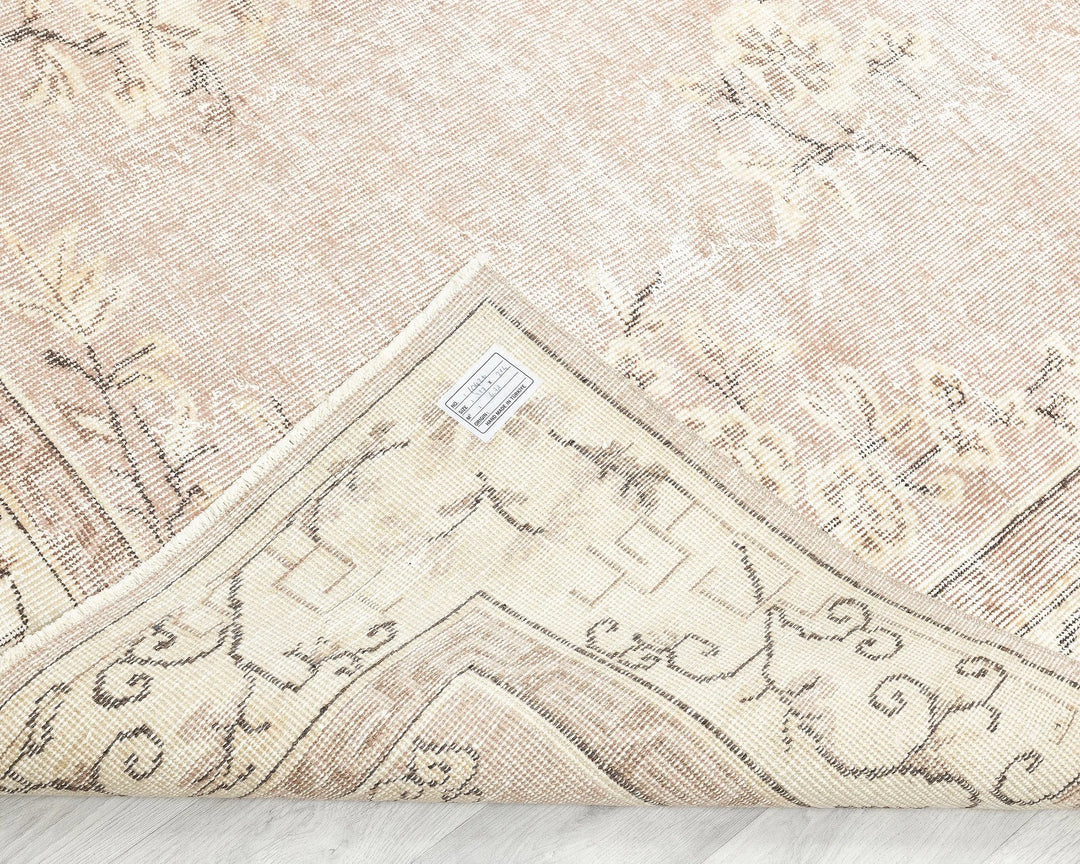 Multicolor Turkish Oushak Rug 7' x 10' 5" Hand-Knotted | No. VR62787