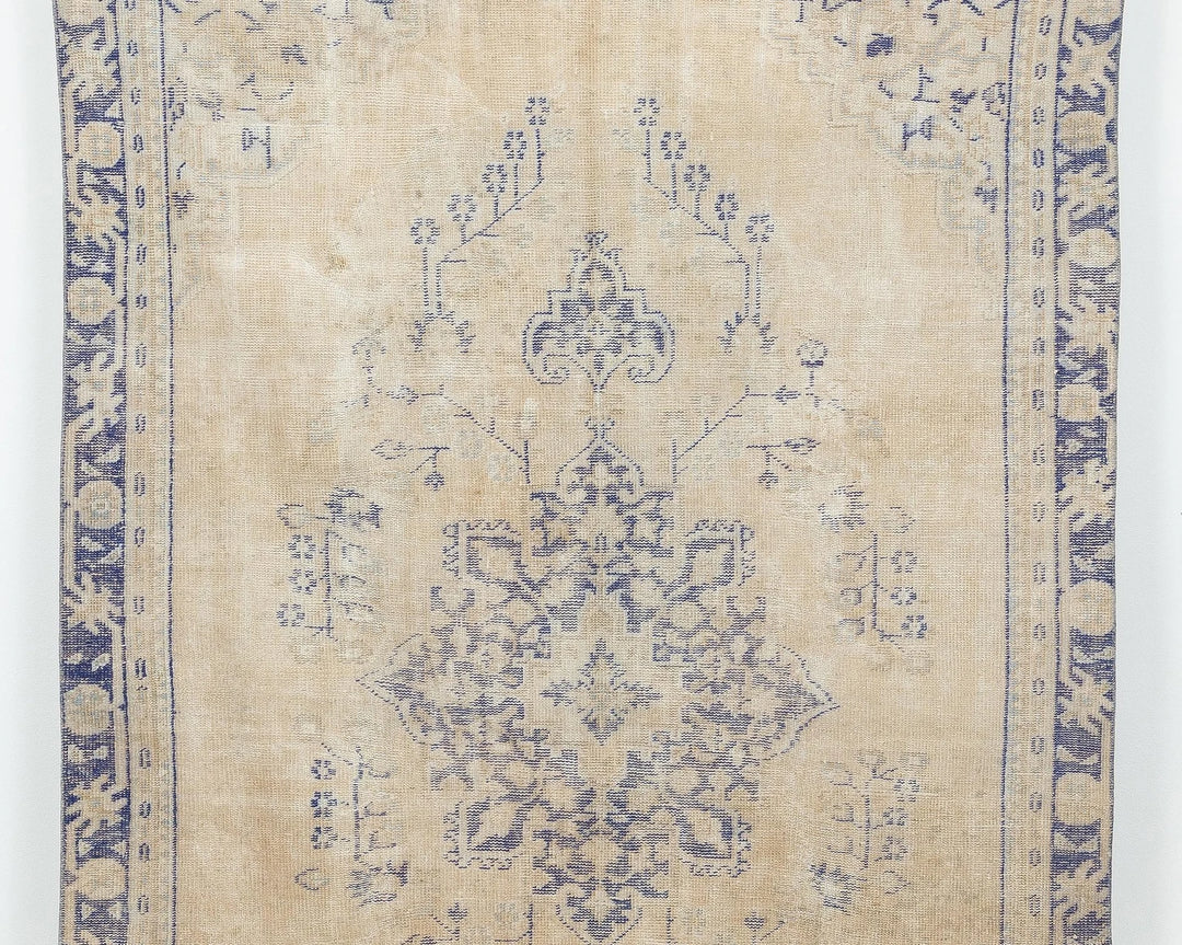 Neutral Oushak Rug 5' 9" x 8' 11" | No. VR62908