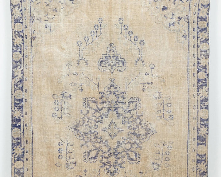 Neutral Oushak Rug 5' 9" x 8' 11" | No. VR62908