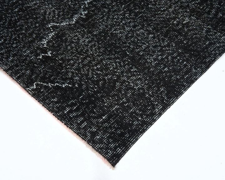 Black Oushak Rug 9' 4" x 5' 7" | No. VR62908