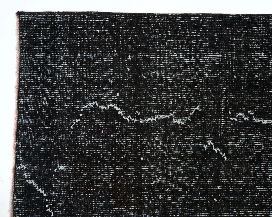 Black Oushak Rug 9' 4" x 5' 7" | No. VR62908