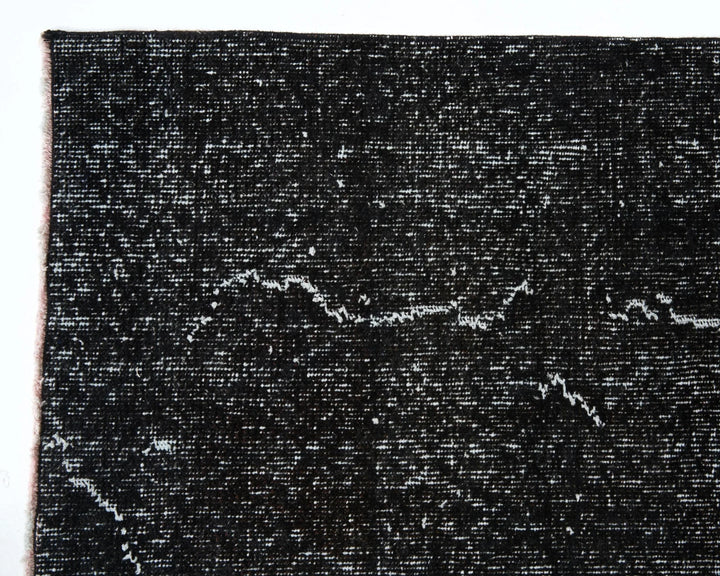 Black Oushak Rug 9' 4" x 5' 7" | No. VR62908