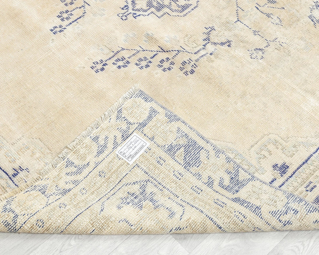 Neutral Oushak Rug 5' 9" x 8' 11" | No. VR62908