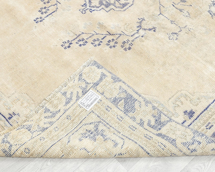Neutral Oushak Rug 5' 9" x 8' 11" | No. VR62908