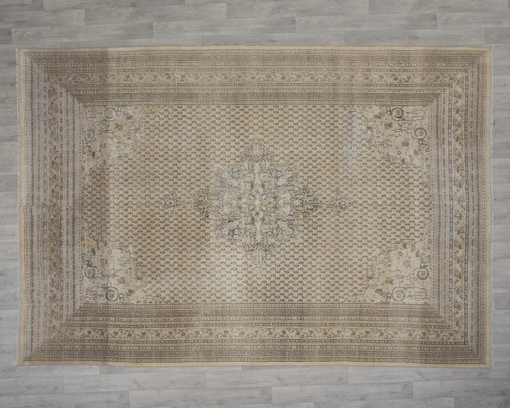 Multicolor Turkish Oushak Rug 7' x 11' Hand-Knotted view 9