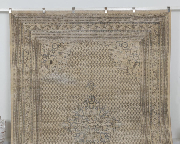Multicolor Turkish Oushak Rug 7' x 11' Hand-Knotted view