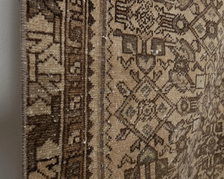 Multicolor Turkish Oushak Rug 3' 2" x 9' 8" Hand-Knotted | No. VR62970
