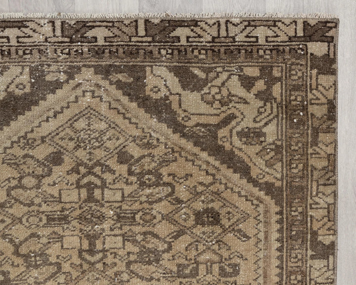 Multicolor Turkish Oushak Rug 3' 2" x 9' 8" Hand-Knotted | No. VR62970