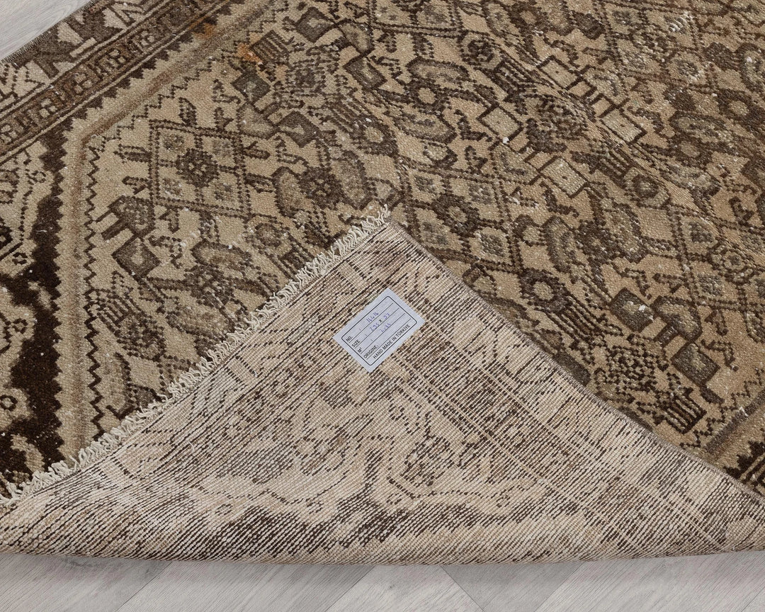 Multicolor Turkish Oushak Rug 3' 2" x 9' 8" Hand-Knotted | No. VR62970