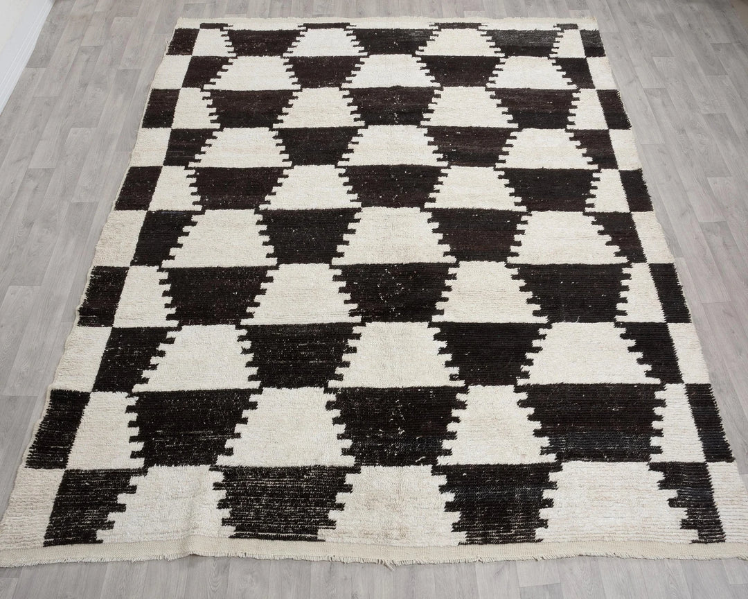 Red Vintage Turkish Rug 7' 10" x 9' 8" | No. VR62977