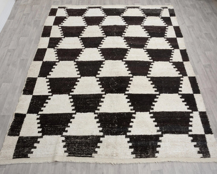 Red Vintage Turkish Rug 7' 10" x 9' 8" | No. VR62977