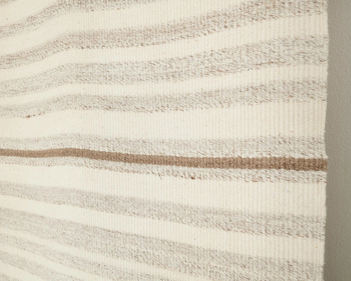 Beige Turkish Kilim Rug 9' 6" x 13' Flat-Weave | No. VR63073
