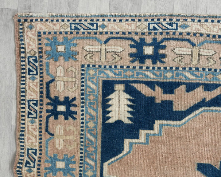 Multicolor Turkish Oushak Rug 7' 3" x 5' 7" Hand-Knotted | No. VR63092