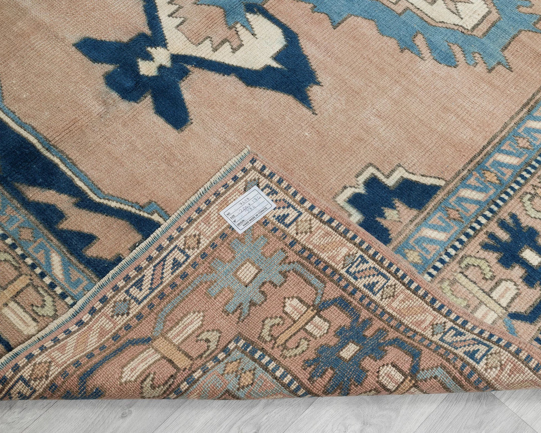 Multicolor Turkish Oushak Rug 7' 3" x 5' 7" Hand-Knotted | No. VR63092