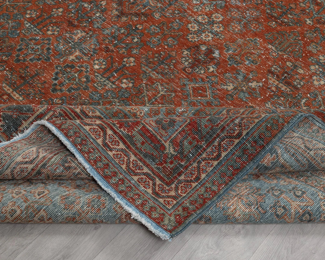 Multicolor Turkish Oushak Rug 8'6" x 11'3" Hand-Knotted | No. VR63191