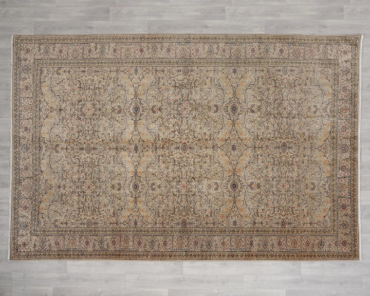 Multicolor Turkish Oushak Rug 6'7" x 9'9" Hand-Knotted | No. VR63262