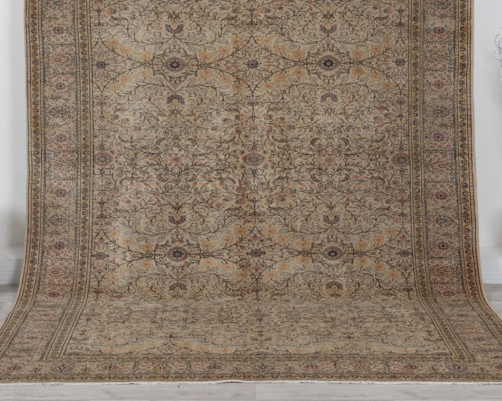Multicolor Turkish Oushak Rug 6'7" x 9'9" Hand-Knotted | No. VR63262
