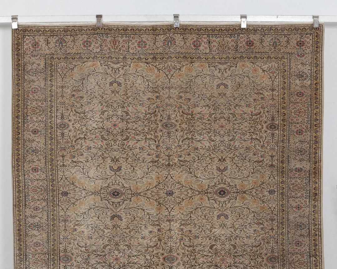 Multicolor Turkish Oushak Rug 6'7" x 9'9" Hand-Knotted | No. VR63262