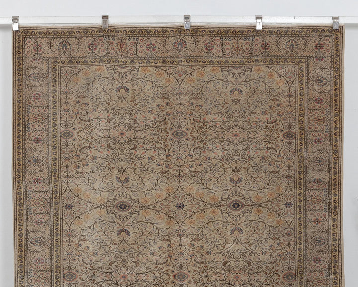 Multicolor Turkish Oushak Rug 6'7" x 9'9" Hand-Knotted | No. VR63262