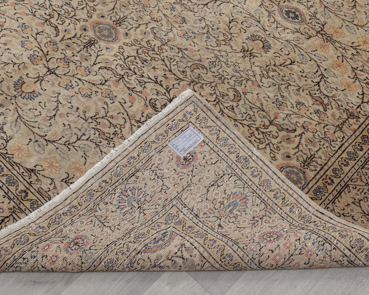 Multicolor Turkish Oushak Rug 6'7" x 9'9" Hand-Knotted | No. VR63262