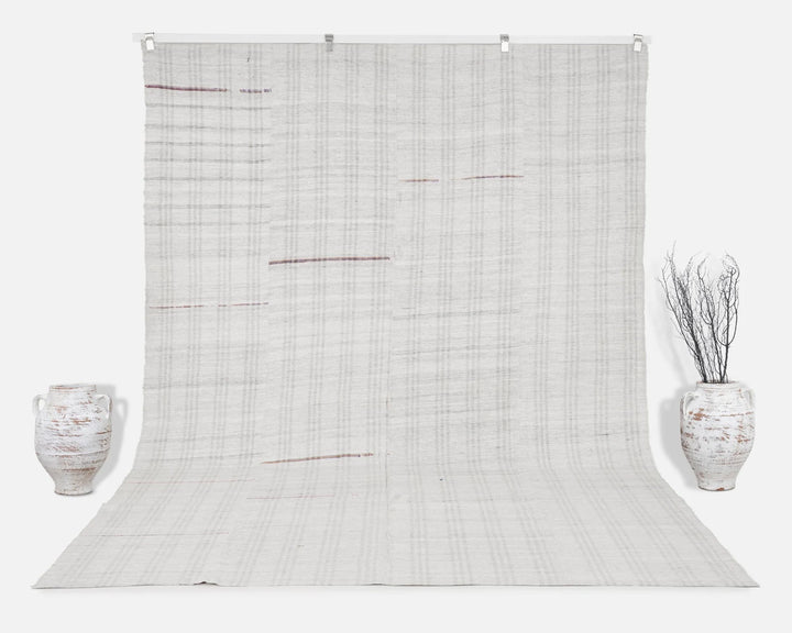 Gray Kilim Rug 7' 9" x 11' 3" | No. VR63719