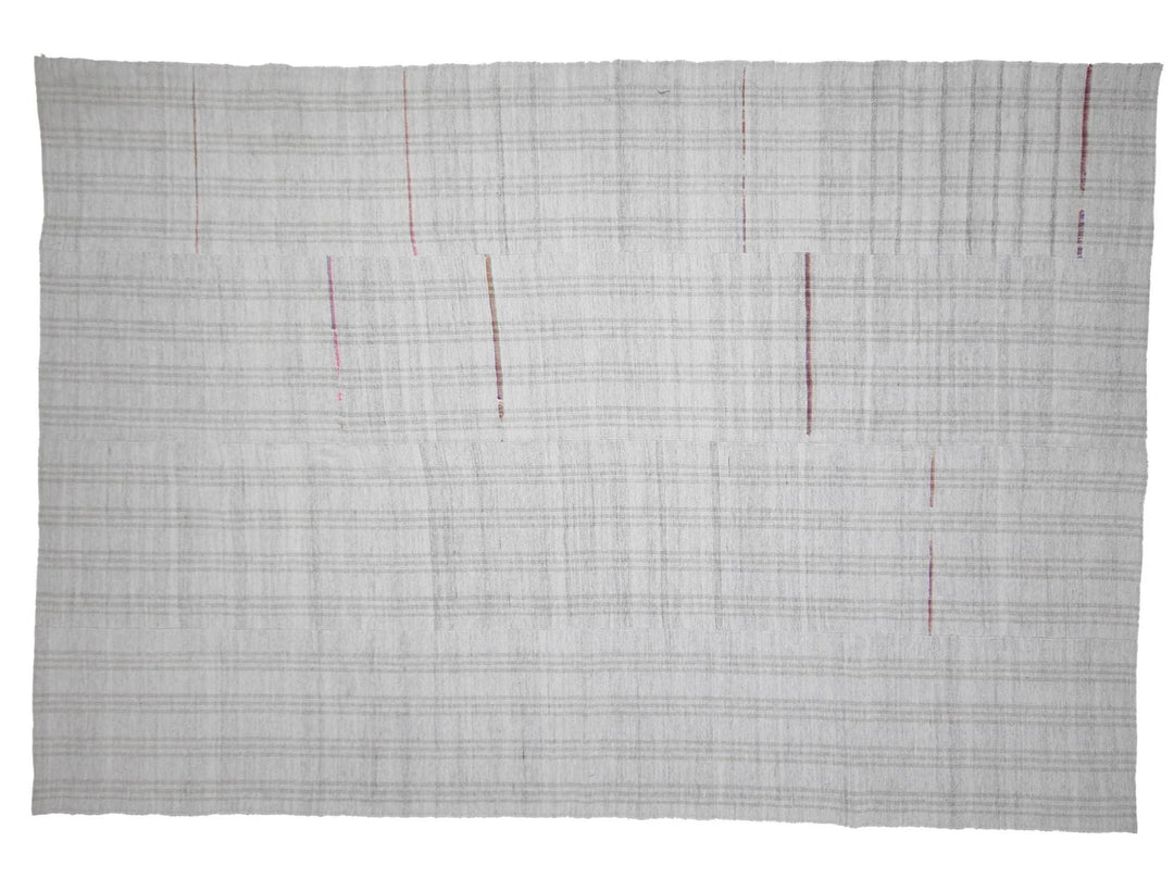Gray Kilim Rug 7' 9" x 11' 3" | No. VR63719