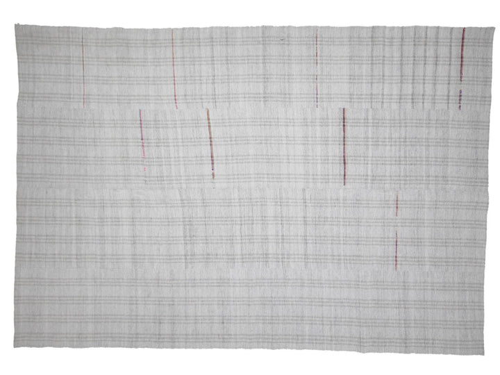 Gray Kilim Rug 7' 9" x 11' 3" | No. VR63719