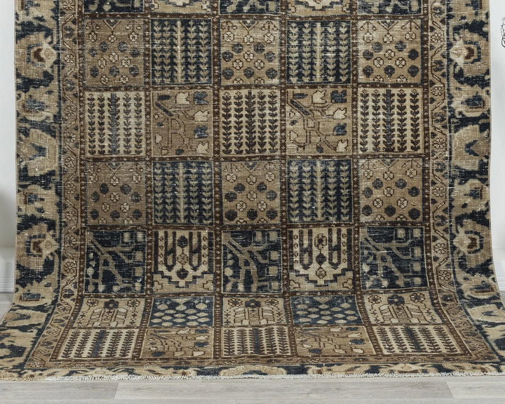 Multicolor Turkish Oushak Rug 6' 1" x 9' Hand-Knotted | No. VR63756