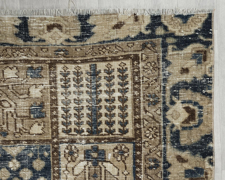 Multicolor Turkish Oushak Rug 6' 1" x 9' Hand-Knotted | No. VR63756